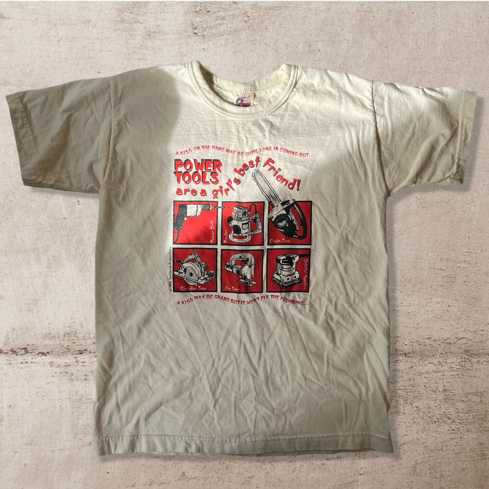 Vintage 1996 Power Tools Graphic T-Shirt